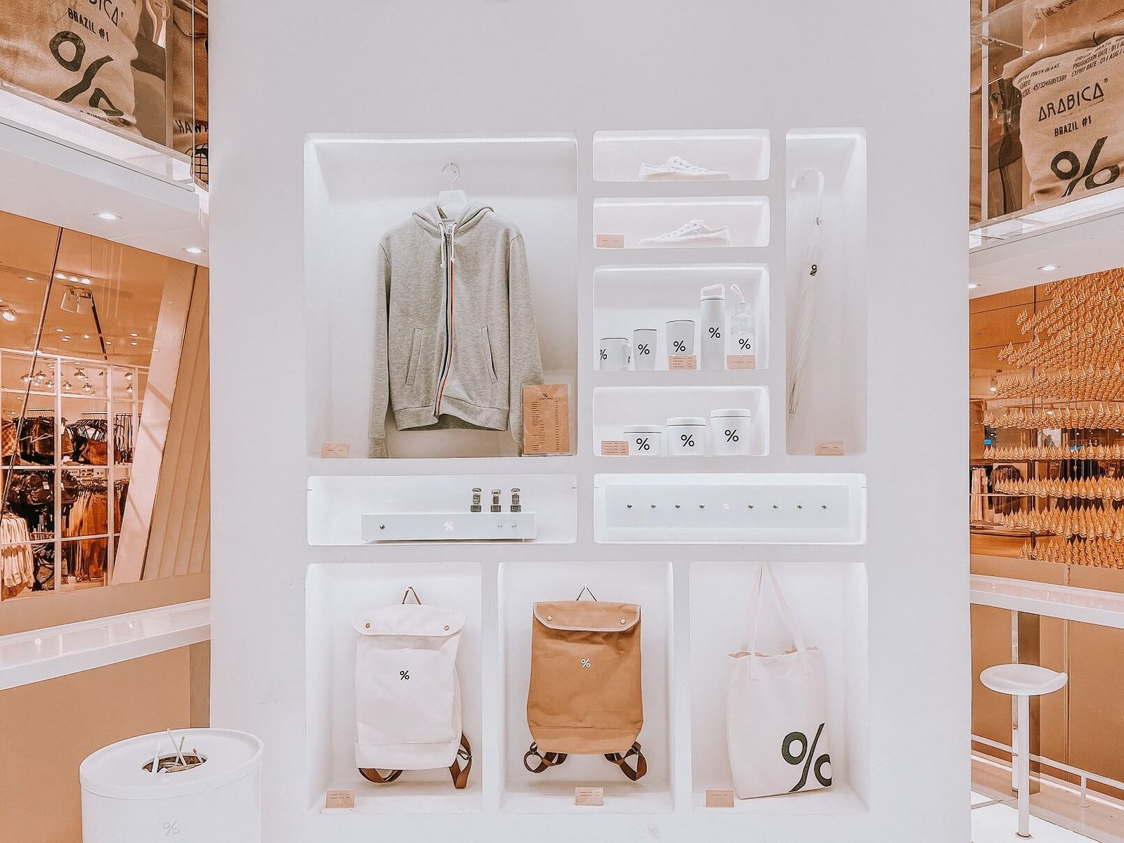 From brick-and-mortar to online: transitioning to retail ecommerce. Merchandise In Modern Minimal Futuristic Cafe 8JNZZEN